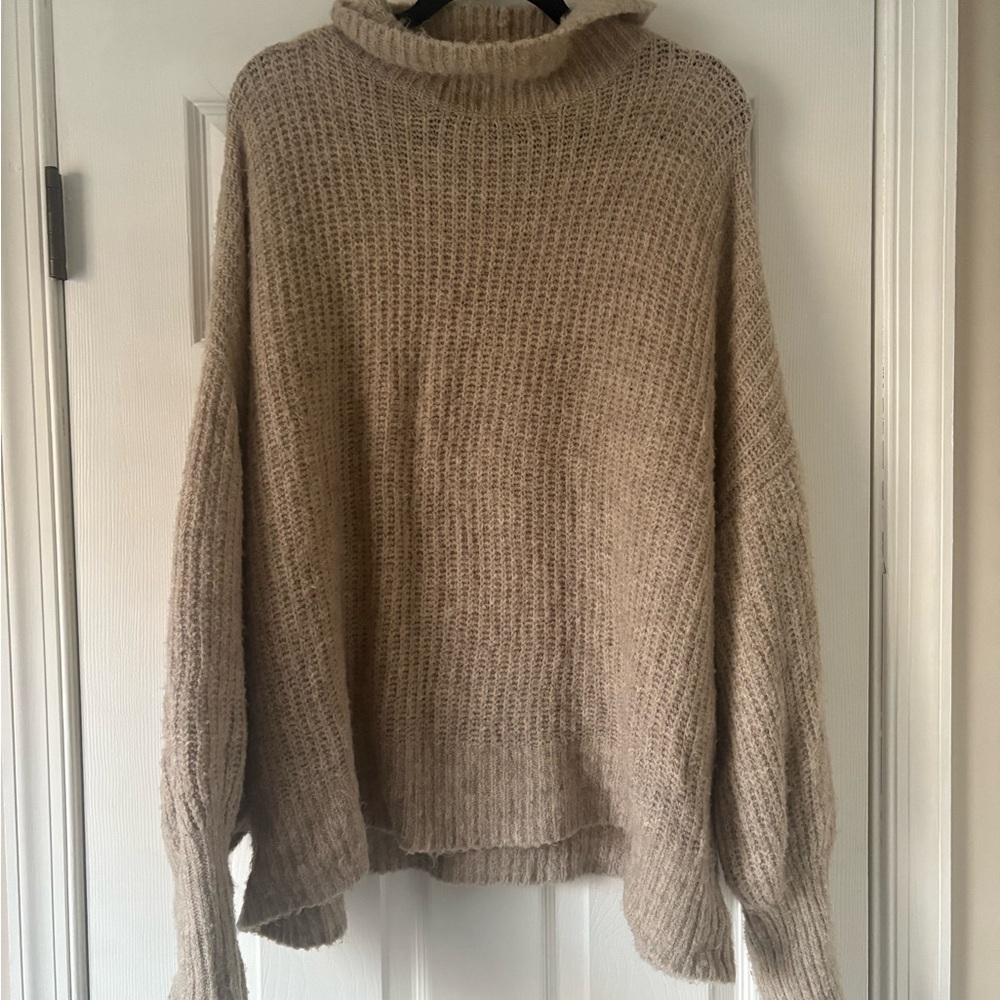 Express Beige Knit Sweater
